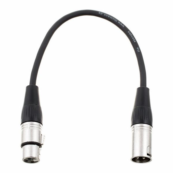 XLR-Kabel 0,3m Swift Eventverleih